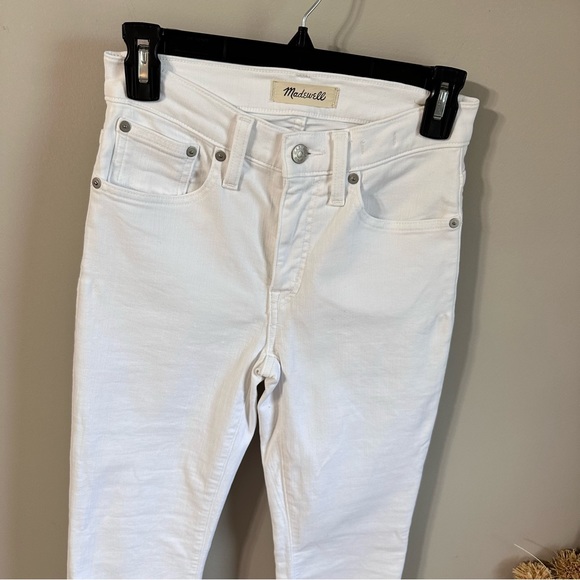 MADEWELL Cali Demi Bootcut jeans in Pure White Size 25 - Picture 12 of 15